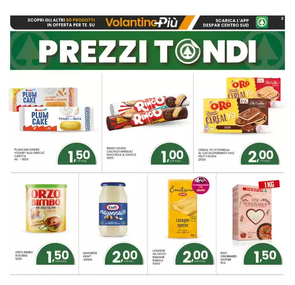 Prezzi tondi