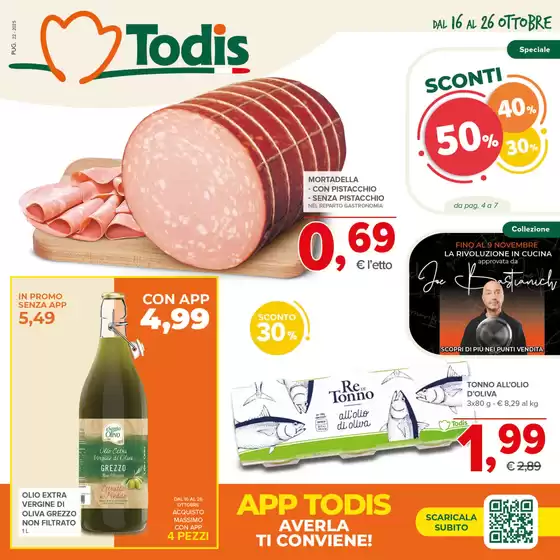 Volantino Todis a Chieri | Dal 16 al 26 ottobre  | 2025-10-16T00:00:00.000Z - 2025-10-26T00:00:00.000Z