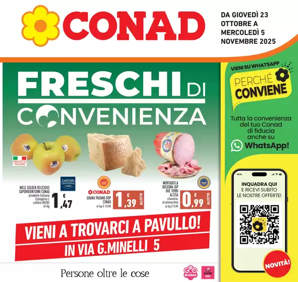 Volantino Conad | Freschi di convenienza | 2025-10-23T00:00:00.000Z - 2025-11-05T00:00:00.000Z