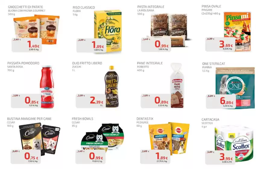 Offerte dal 13 al 21 ottobre