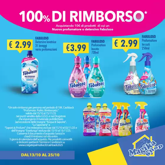 Offerte! Dal 13/10 al 25/10