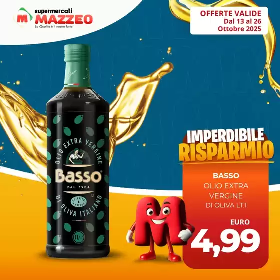 Volantino Mazzeo Supermercati a Bellegra | Imperdibile risparmio | 2025-10-14T00:00:00.000Z - 2025-10-26T00:00:00.000Z