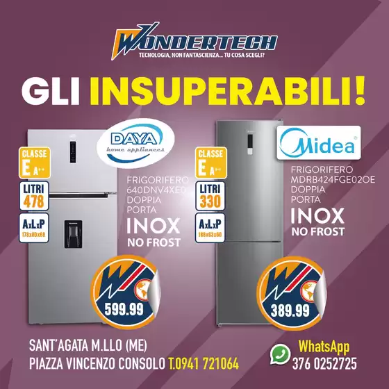 Volantino New Wondertech a Triggiano |  GLI INSUPERABILI!!! | 2025-10-14T00:00:00.000Z - 2025-10-23T00:00:00.000Z