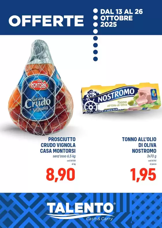 Volantino Talento a Bellegra | Offerte | 2025-10-14T00:00:00.000Z - 2025-10-26T00:00:00.000Z