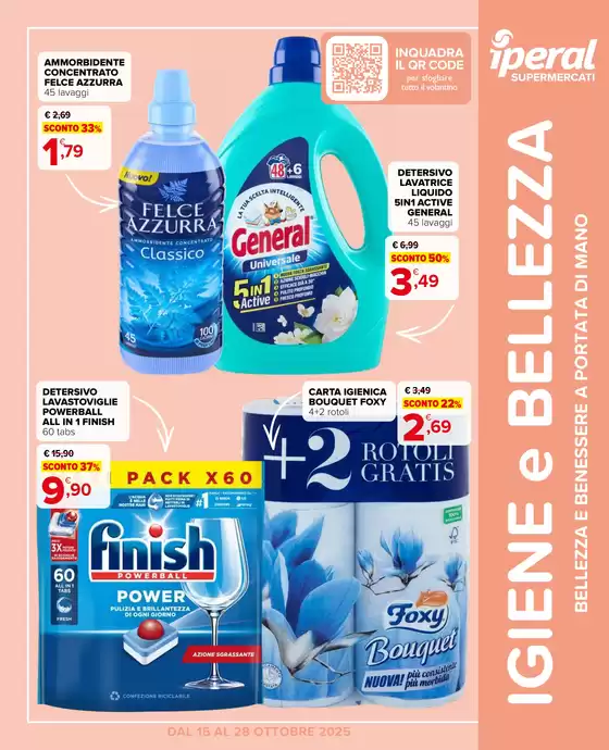 Volantino Iperal a Bellegra | Igiene e Bellezza | 2025-10-15T00:00:00.000Z - 2025-10-28T00:00:00.000Z