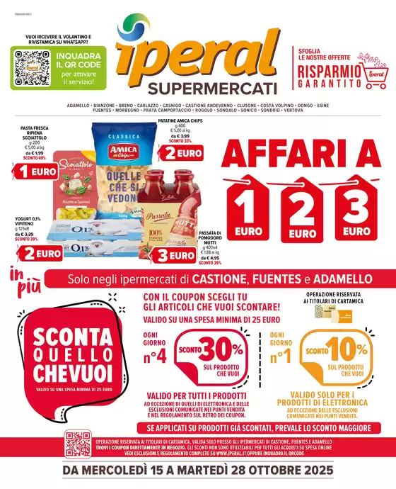 Volantino Iperal a Bellegra | Affari a 1,2,3 € | 2025-10-15T00:00:00.000Z - 2025-10-28T00:00:00.000Z