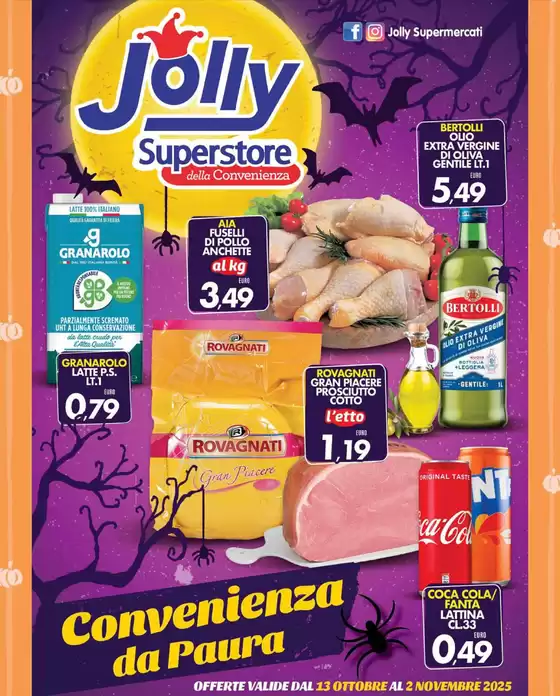 Volantino Jolly Market a Bellegra | Convenienza da Paura | 2025-10-14T00:00:00.000Z - 2025-11-02T00:00:00.000Z