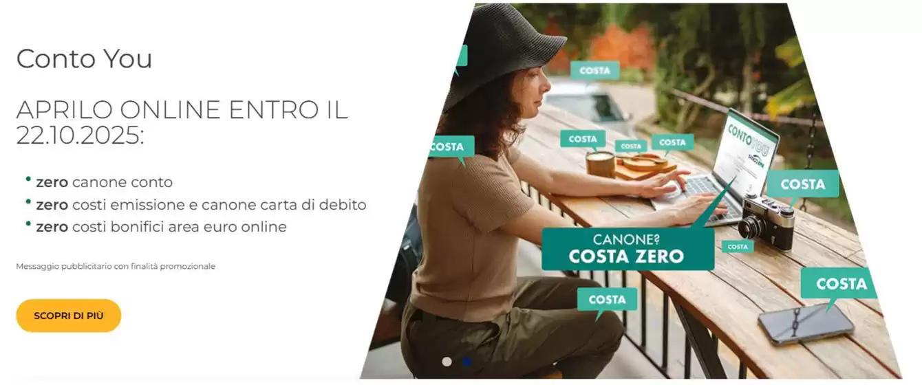 Volantino Banco BPM a Padova | Conto you  | 2025-10-14T00:00:00.000Z - 2025-10-22T00:00:00.000Z