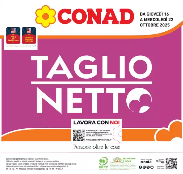 Volantino Conad a Gravellona Lomellina | Taglio Netto | 2025-10-16T00:00:00.000Z - 2025-10-22T00:00:00.000Z