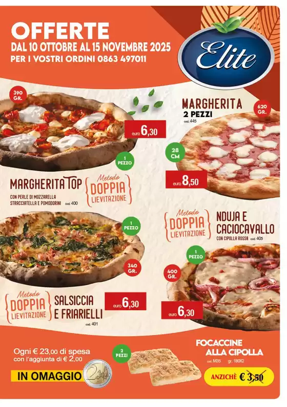 Volantino Elite Surgelati | Offerte | 2025-10-14T00:00:00.000Z - 2025-11-15T00:00:00.000Z
