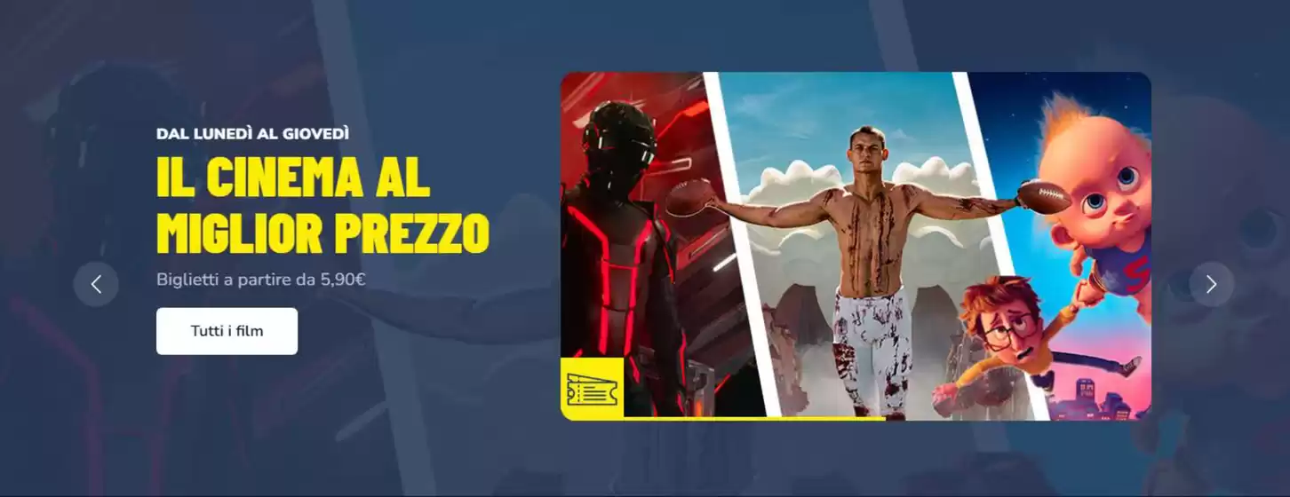 Il cinema al miglior prezzo 