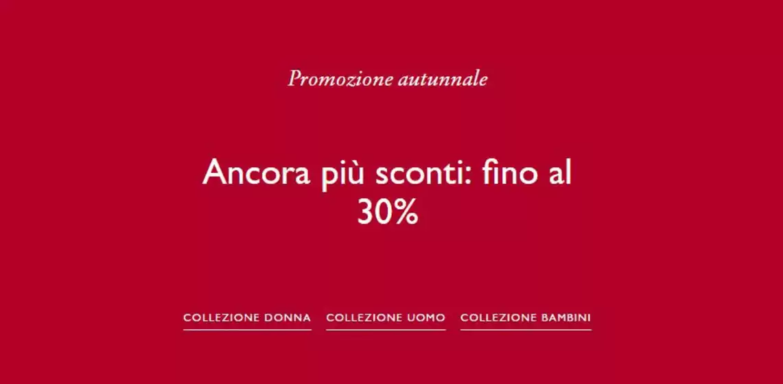 Volantino Tommy Hilfiger | Promozione autunnale | 2025-10-14T00:00:00.000Z - 2025-10-31T00:00:00.000Z