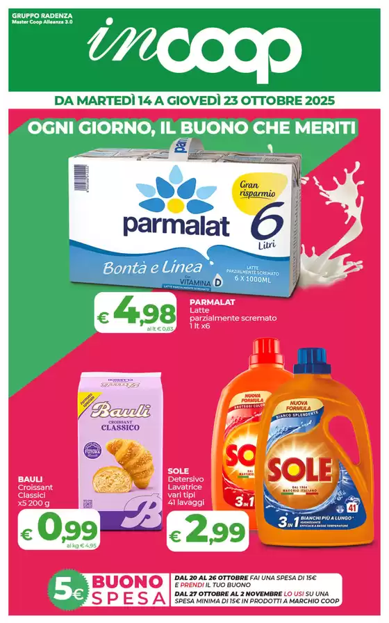 Volantino Coop a Bene Vagienna | OGNI GIORNO, IL BUONO CHE MERITI | 2025-10-14T00:00:00.000Z - 2025-10-23T00:00:00.000Z