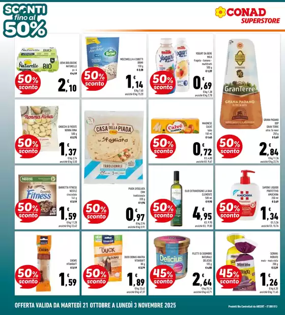 Sconti fino al 50%