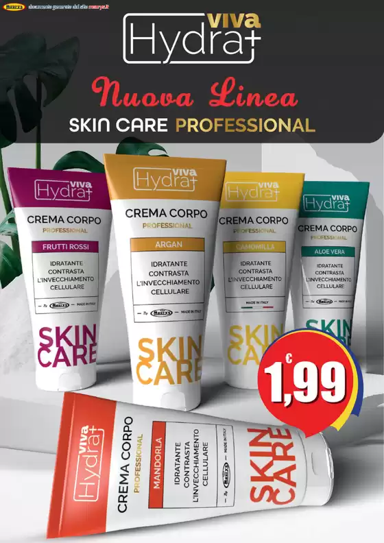 Volantino Maury's a Napoli | Hydra Viva Skin care Professional | 2025-10-14T00:00:00.000Z - 2025-10-31T00:00:00.000Z