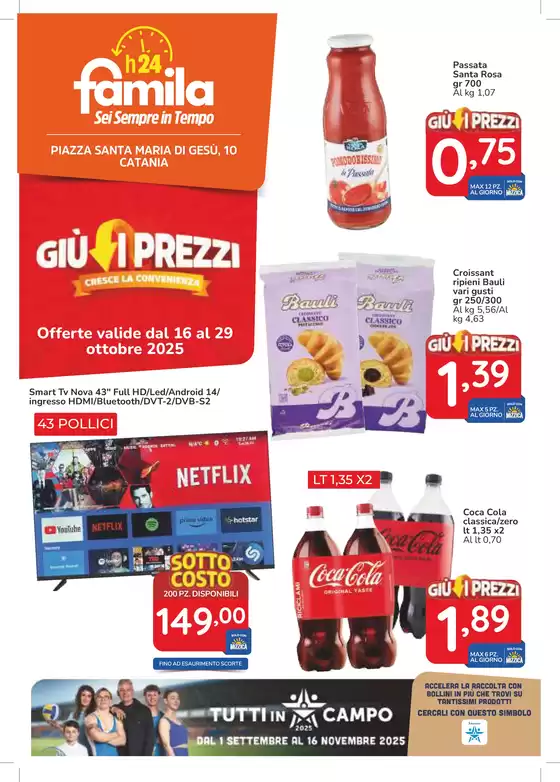 Giu i prezzi