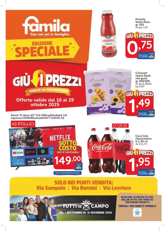 Giu i prezzi