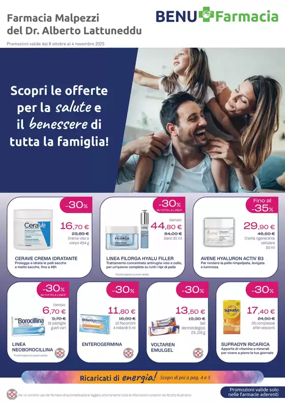 Volantino BENU Farmacia a Napoli | Prezzi top, Fissa il benessere | 2025-10-14T00:00:00.000Z - 2025-11-04T00:00:00.000Z