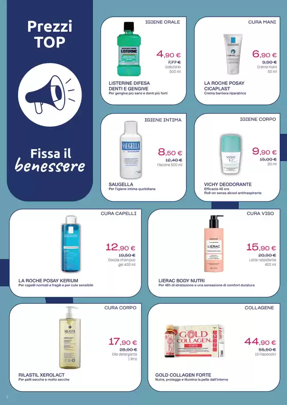 Prezzi top, Fissa il benessere