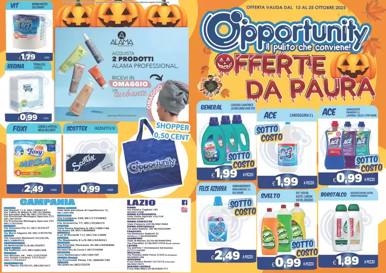 Volantino Opportunity Shop a Ostia | OFFERTE DA PAURA | 2025-10-14T00:00:00.000Z - 2025-10-25T00:00:00.000Z