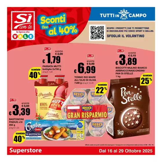 Sconti fino al 40%