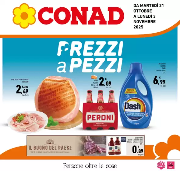 Volantino Conad | Prezzi a pezzi | 2025-10-21T00:00:00.000Z - 2025-11-03T00:00:00.000Z