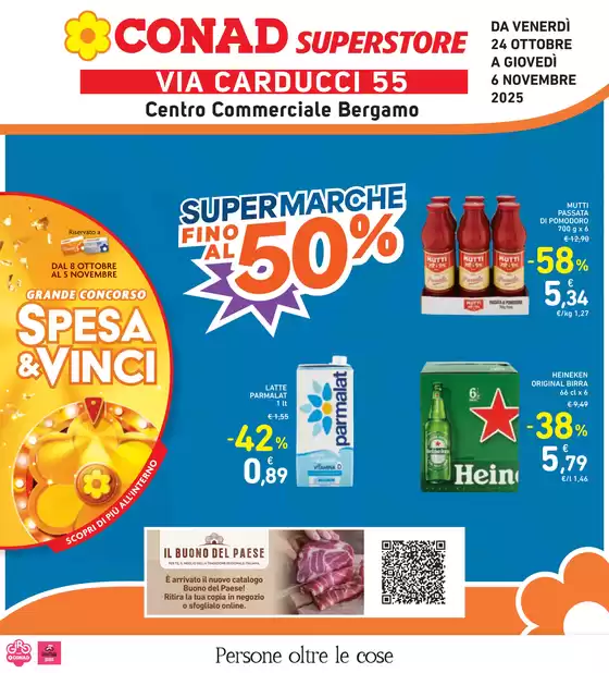 Volantino Conad Superstore | Supermarche fino al 50% | 2025-10-24T00:00:00.000Z - 2025-11-06T00:00:00.000Z