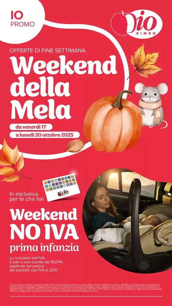 Volantino Io Bimbo a Fano | Weekend della Mela | 2025-10-17T00:00:00.000Z - 2025-10-20T00:00:00.000Z