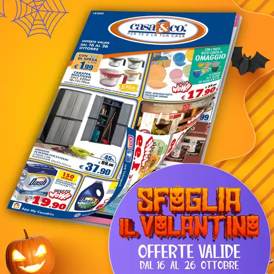 Volantino Casa & Co a Piove di Sacco | Offerte valide dal 16 al 26 ottobre | 2025-10-16T00:00:00.000Z - 2025-10-26T00:00:00.000Z
