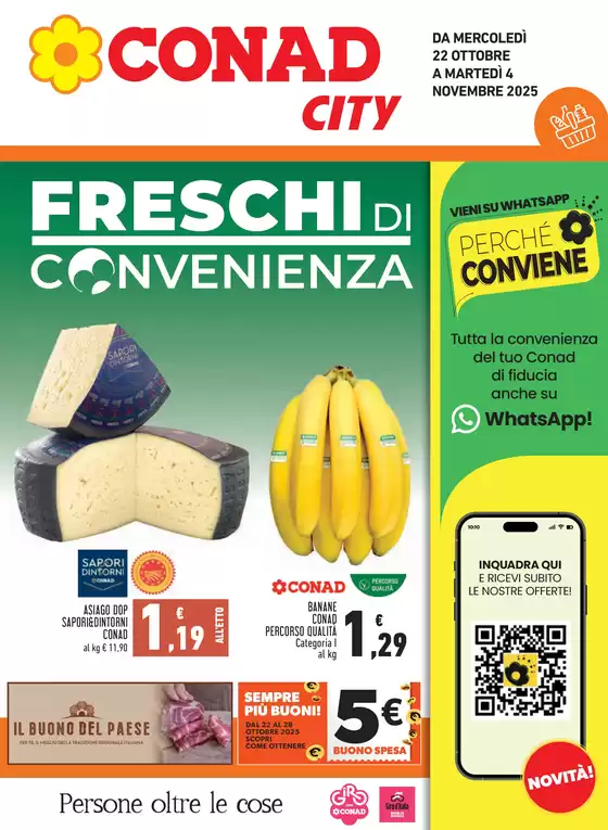 Volantino Conad City | Freschi di convenienza | 2025-10-22T00:00:00.000Z - 2025-11-04T00:00:00.000Z