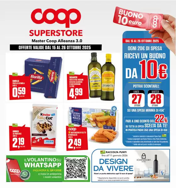 OFFERTE VALIDE DAL 15 AL 26 OTTOBRE 2025