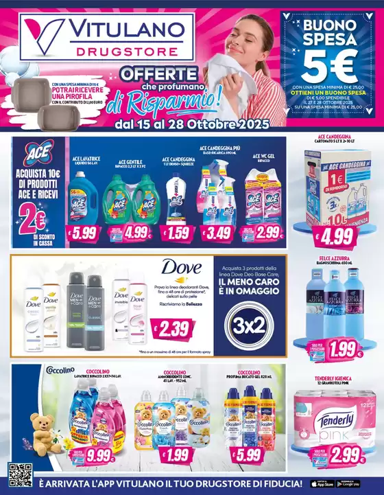 Volantino Vitulano Drugstore a Piove di Sacco | Offerte che profumano di Risparmio! | 2025-10-15T00:00:00.000Z - 2025-10-28T00:00:00.000Z