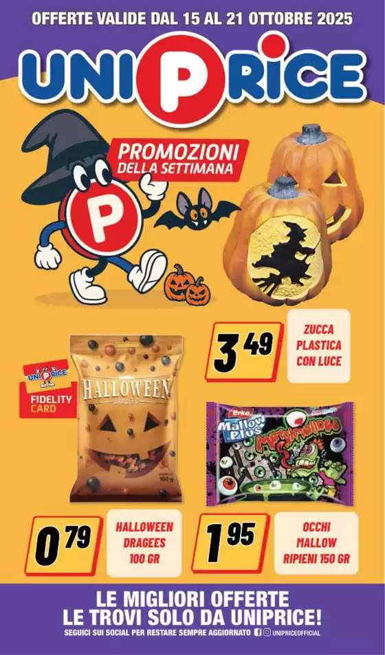 Volantino UniPrice a Piacenza | Promozioni della settimana | 2025-10-15T00:00:00.000Z - 2025-10-21T00:00:00.000Z