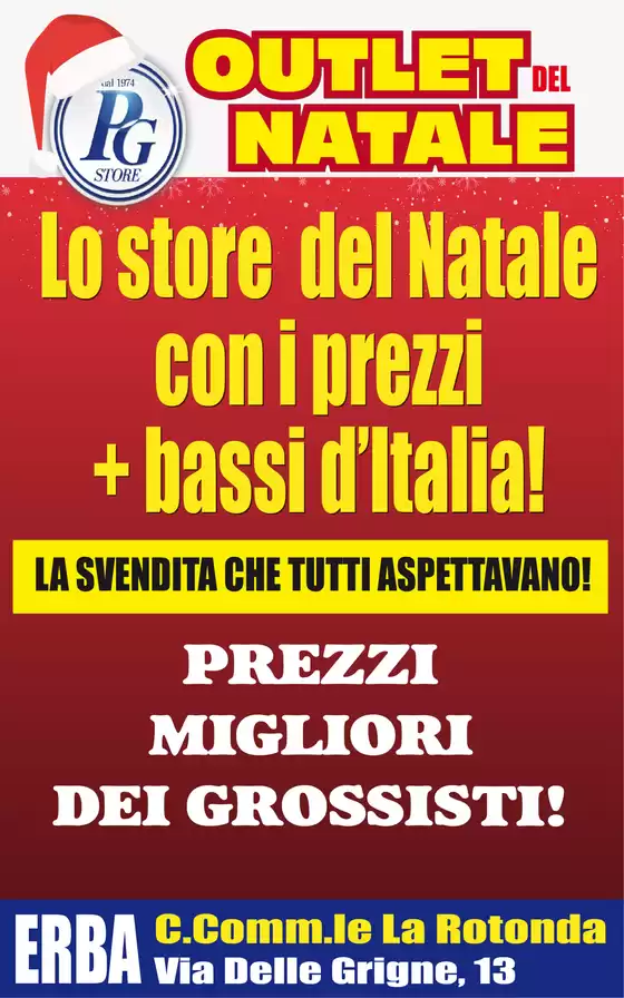 Volantino PG Arredamenti | Outlet del natale | 2025-10-15T00:00:00.000Z - 2025-11-05T00:00:00.000Z