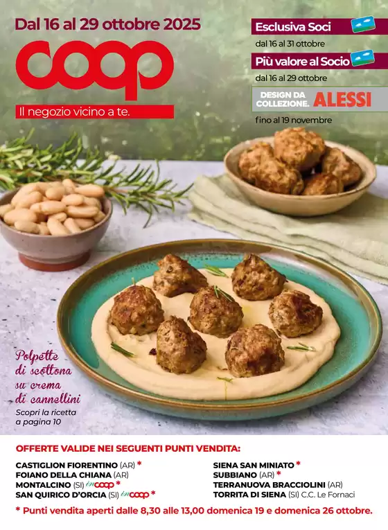 Dal 16 al 29 ottobre 2025