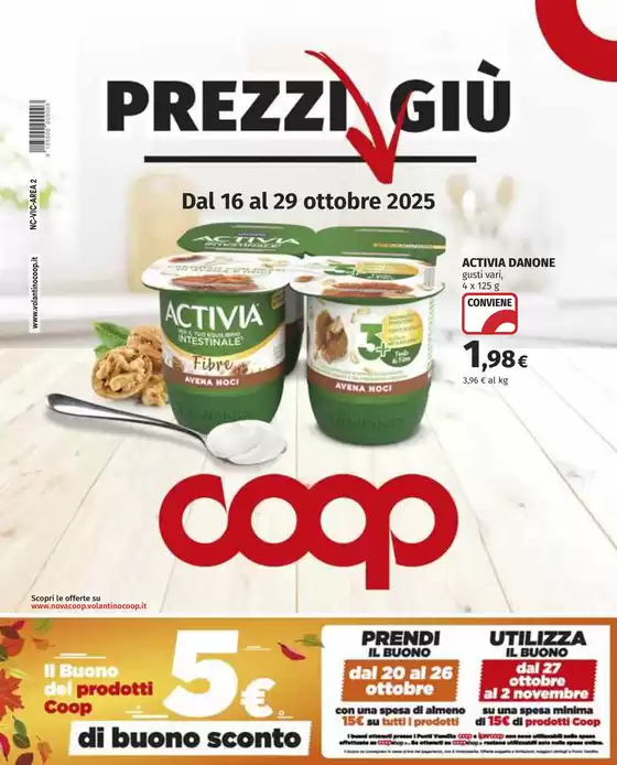 Volantino Coop a Scafati | Prezzi Giù | 2025-10-16T00:00:00.000Z - 2025-10-29T00:00:00.000Z