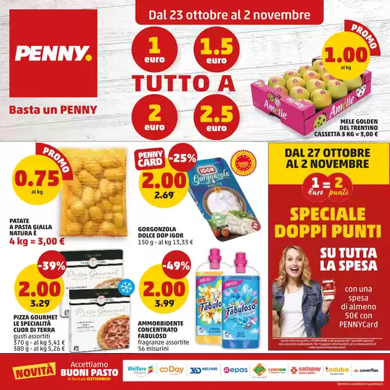 Volantino PENNY a Vezza d'Alba | Tutto a 1€ 1.5€ 2€ 2.5€ | 2025-10-23T00:00:00.000Z - 2025-11-02T00:00:00.000Z