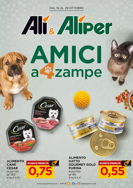 Volantino Alì e Alìper a Scafati | Speciale Pet Food | 2025-10-16T00:00:00.000Z - 2025-10-29T00:00:00.000Z