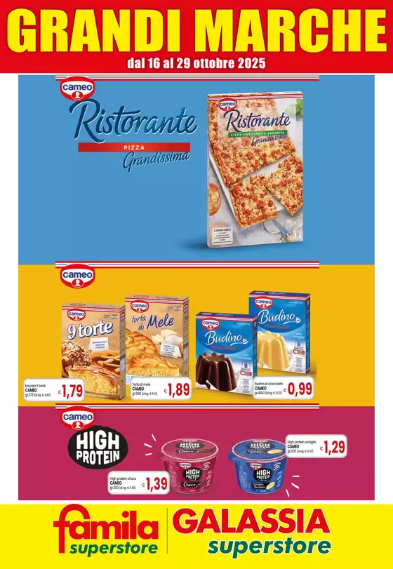 Volantino Famila Superstore | Grandi marche  | 2025-10-16T00:00:00.000Z - 2025-10-29T00:00:00.000Z
