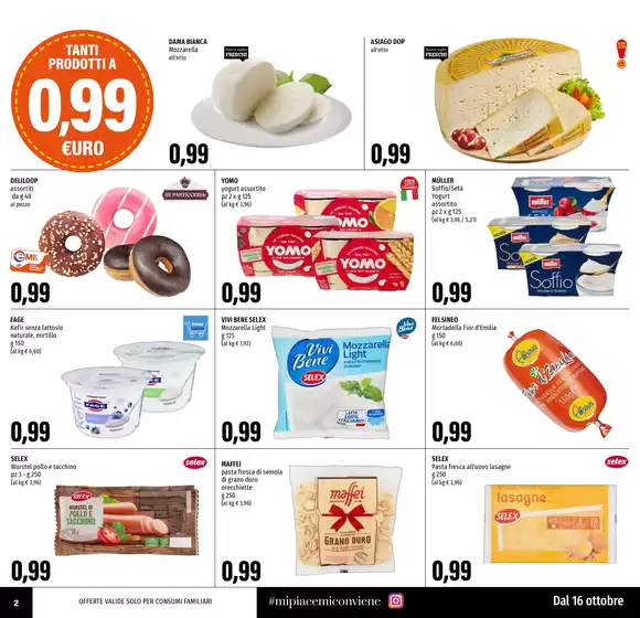 OFFERTISSIME fino al 29 ottobre