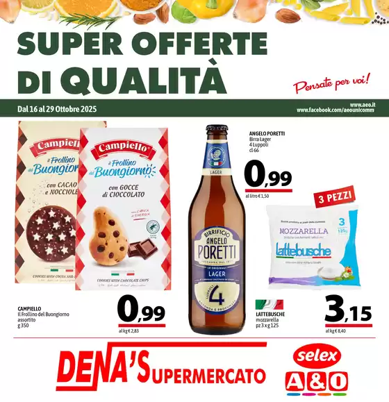 Volantino A&O a Portobuffolè | SUPER OFFERTE DI QUALITÀ | 2025-10-16T00:00:00.000Z - 2025-10-29T00:00:00.000Z