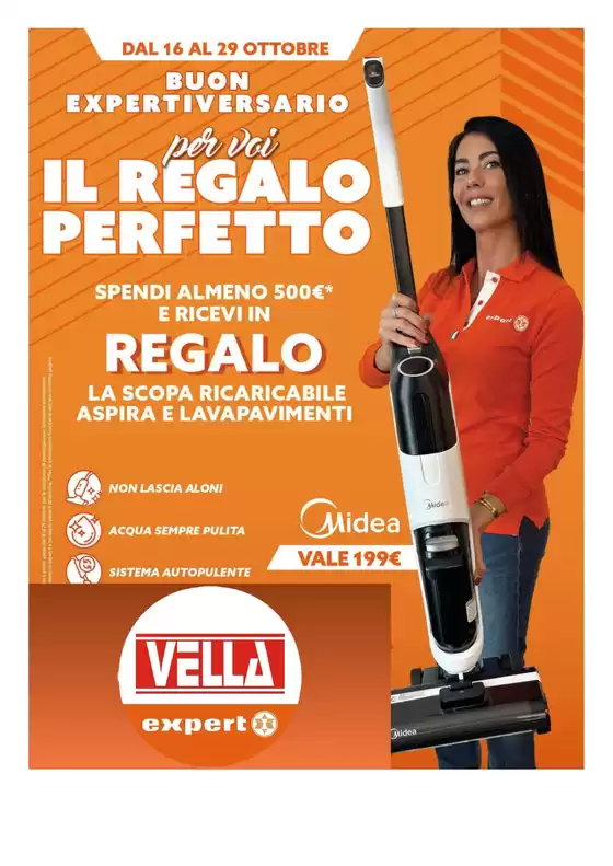 Volantino Vella Elettrodomestici a Buccinasco | Buon expertiversario | 2025-10-16T00:00:00.000Z - 2025-10-29T00:00:00.000Z