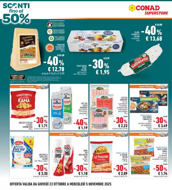 Sconti fino al 50%