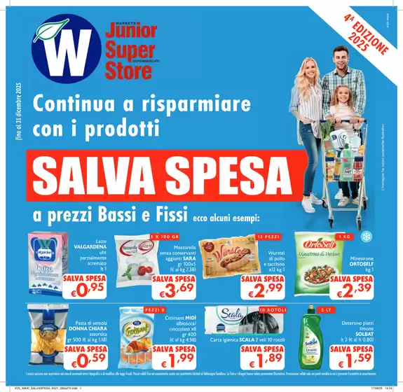 Volantino Super W | Salva spesa | 2025-10-16T00:00:00.000Z - 2025-12-31T00:00:00.000Z