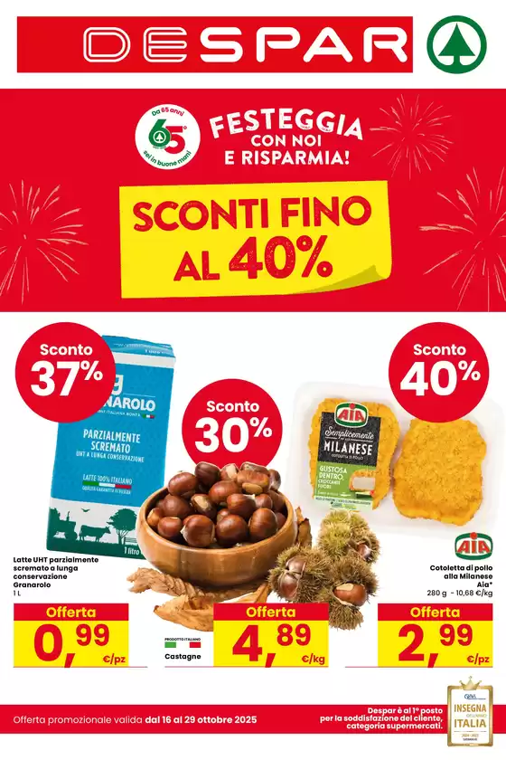 Sconti fino al 40%