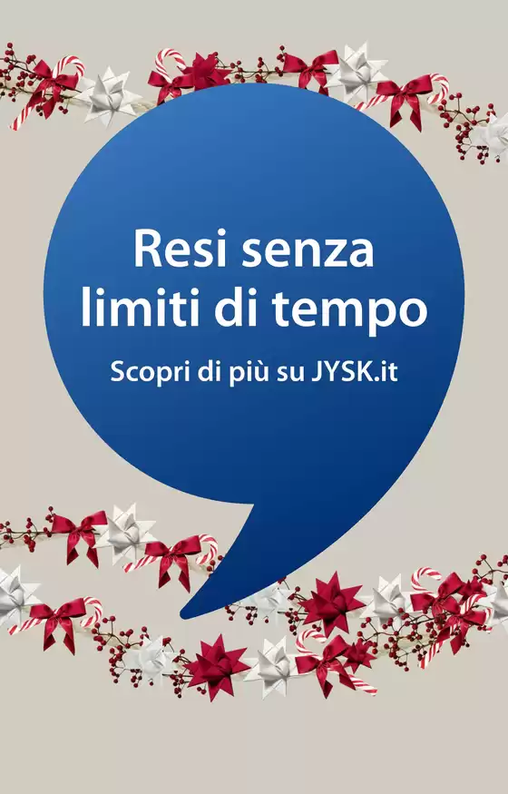 Volantino JYSK a Cammarata | Resi senza limiti di tempo | 2025-10-16T00:00:00.000Z - 2025-11-30T00:00:00.000Z