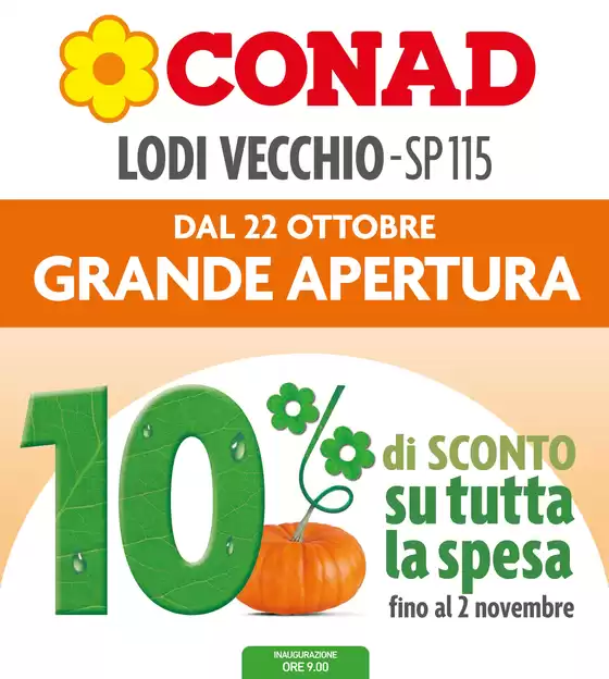 Volantino Conad | Grande apertura | 2025-10-22T00:00:00.000Z - 2025-11-03T00:00:00.000Z