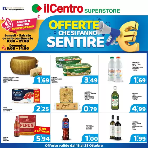 Volantino Il Centro Superstore | Offerte che si fanno sentire | 2025-10-16T00:00:00.000Z - 2025-10-28T00:00:00.000Z