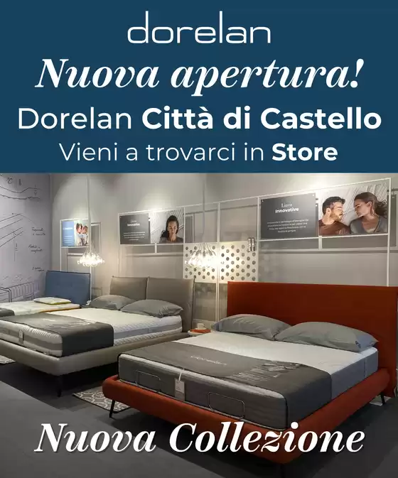 Volantino Dorelan a Pontedera | Nuova Apertura Città di Castello | 2025-10-17T00:00:00.000Z - 2025-11-15T00:00:00.000Z