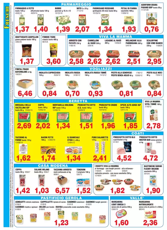 Offerte valide dal 17 ottobre al 1 novembre